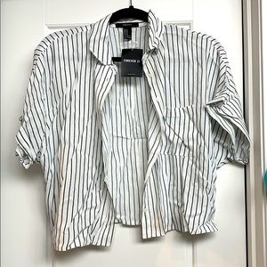 Oversized M  striped top